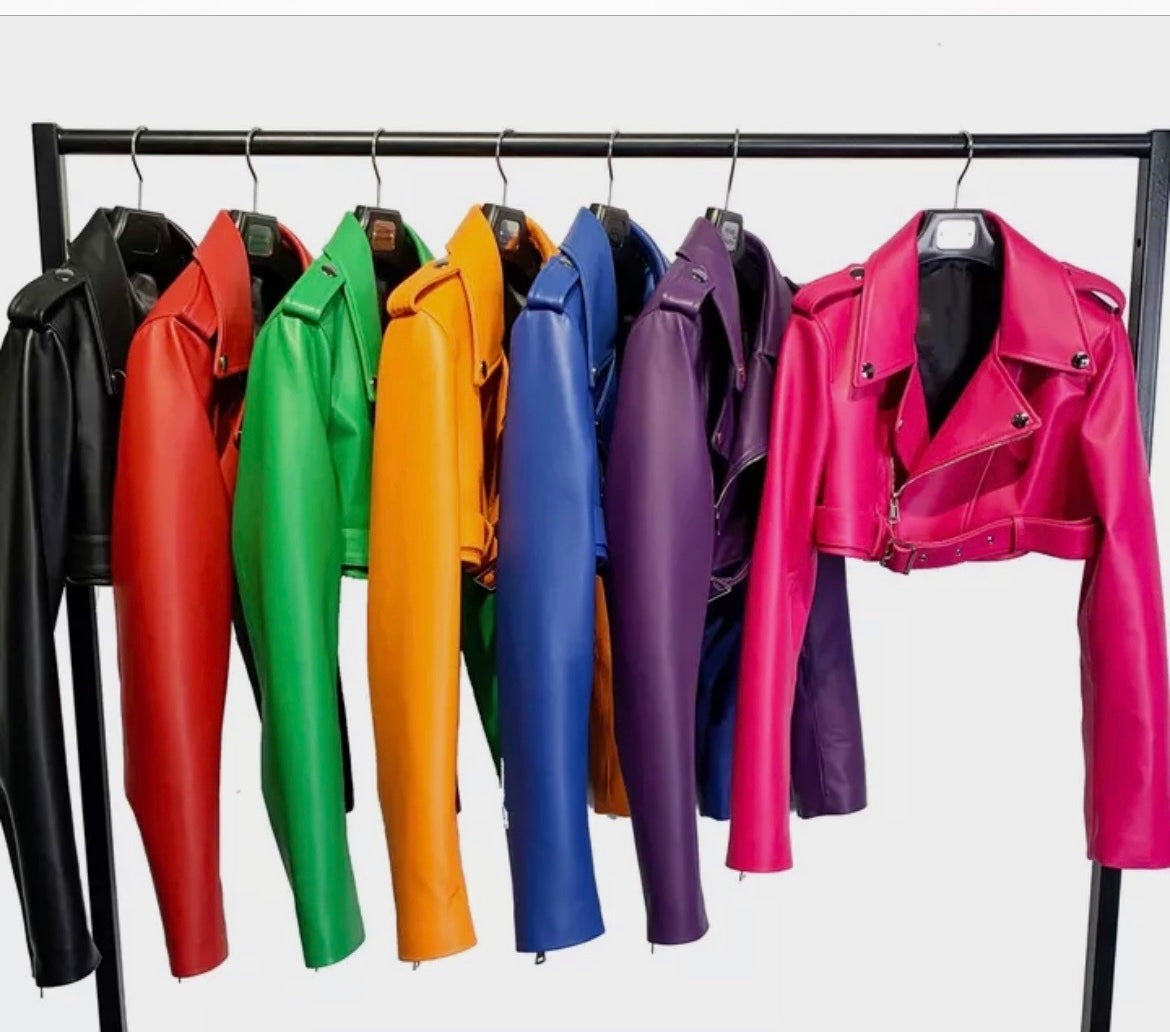 Lambskin Crop Jacket