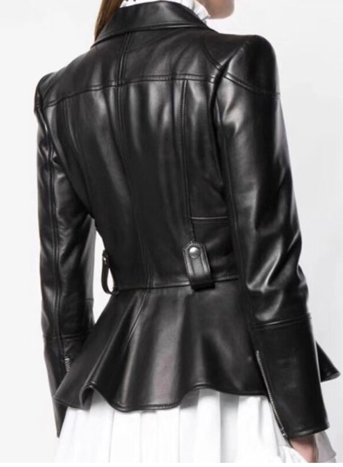 Pretty in Peplum Moto Jacket