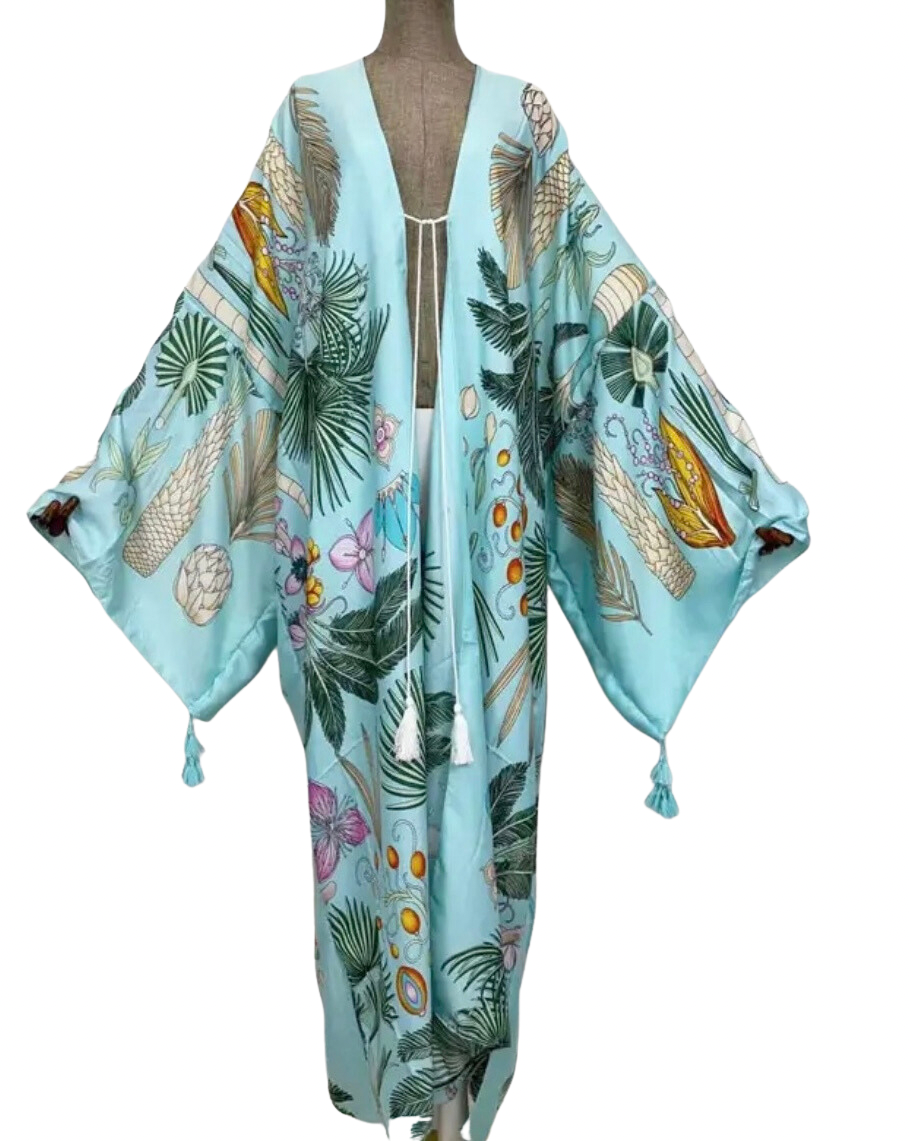 Feeling Flowerful Maxi Kimono