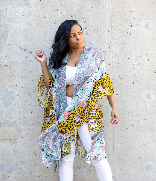 Jungle Mix Kimono