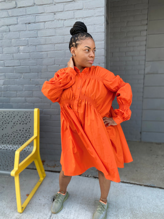 Morgan Orange Tunic