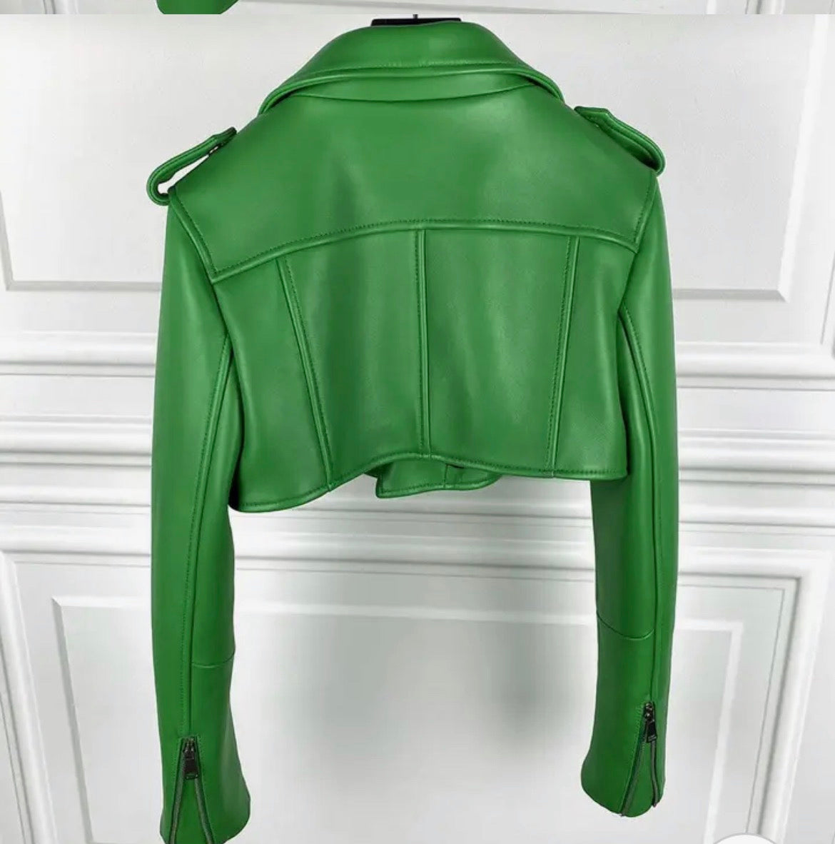 Lambskin Crop Jacket